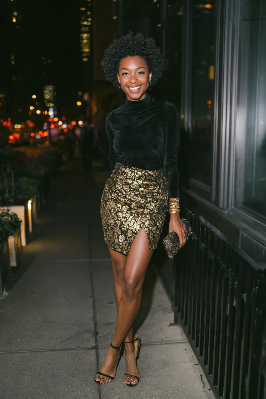 Gold and Black Night Out
