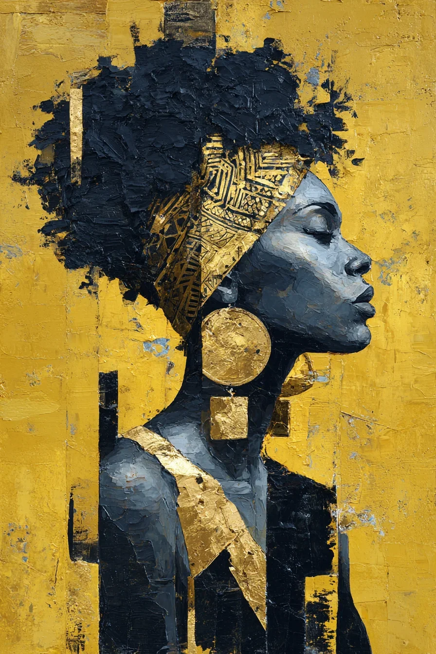Gold and Shadow in Profile 12