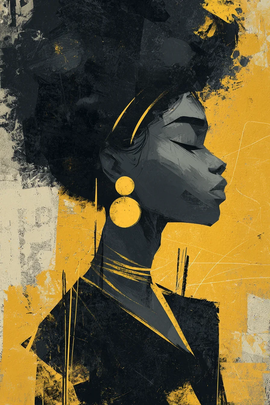 Gold and Shadow in Profile
