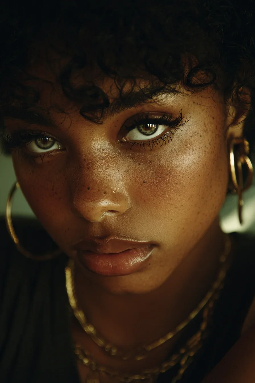Gold, Freckles, and a Steady Gaze