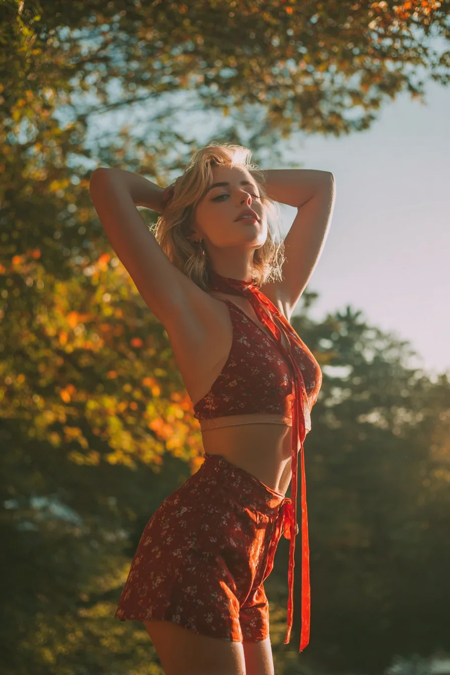 Golden Hour in the Trees