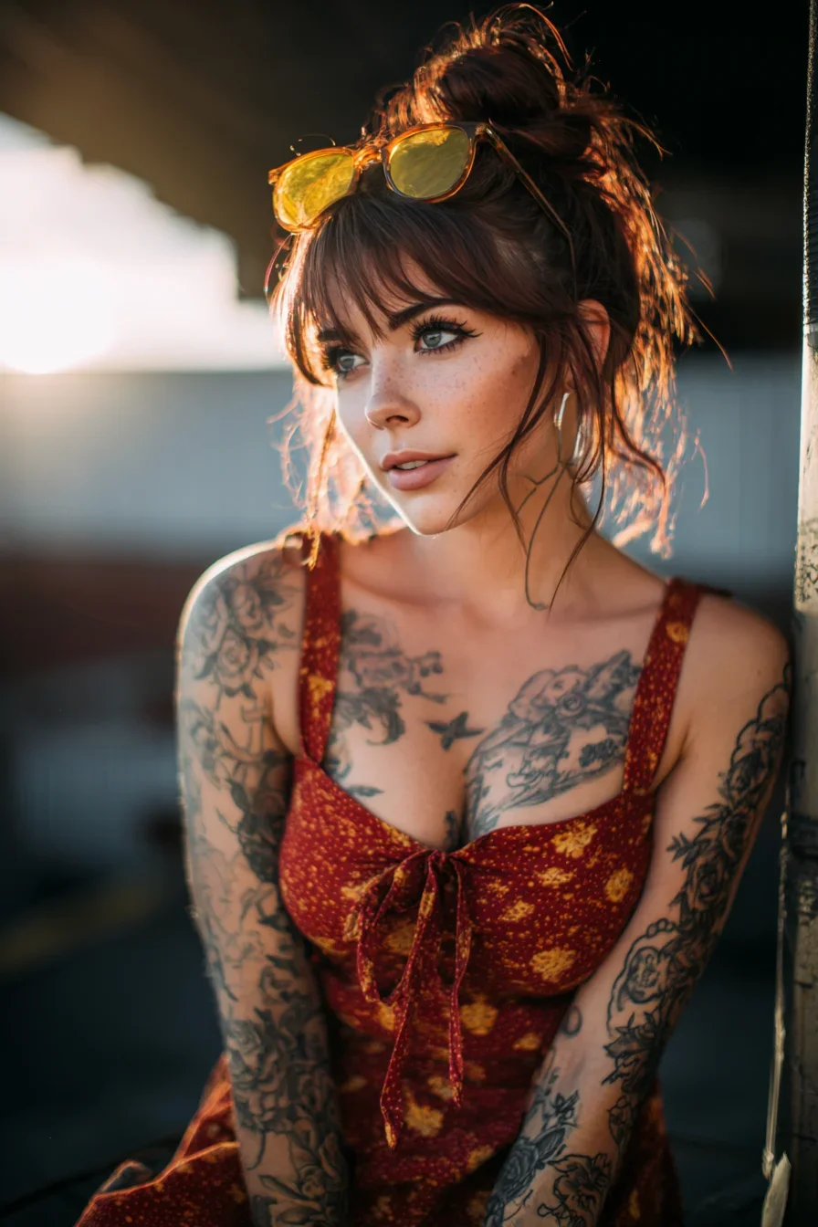 Golden Hour Ink and Florals