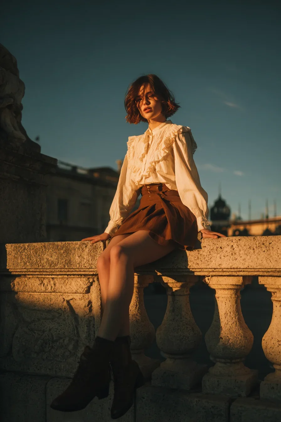 Golden Hour on the Balustrade