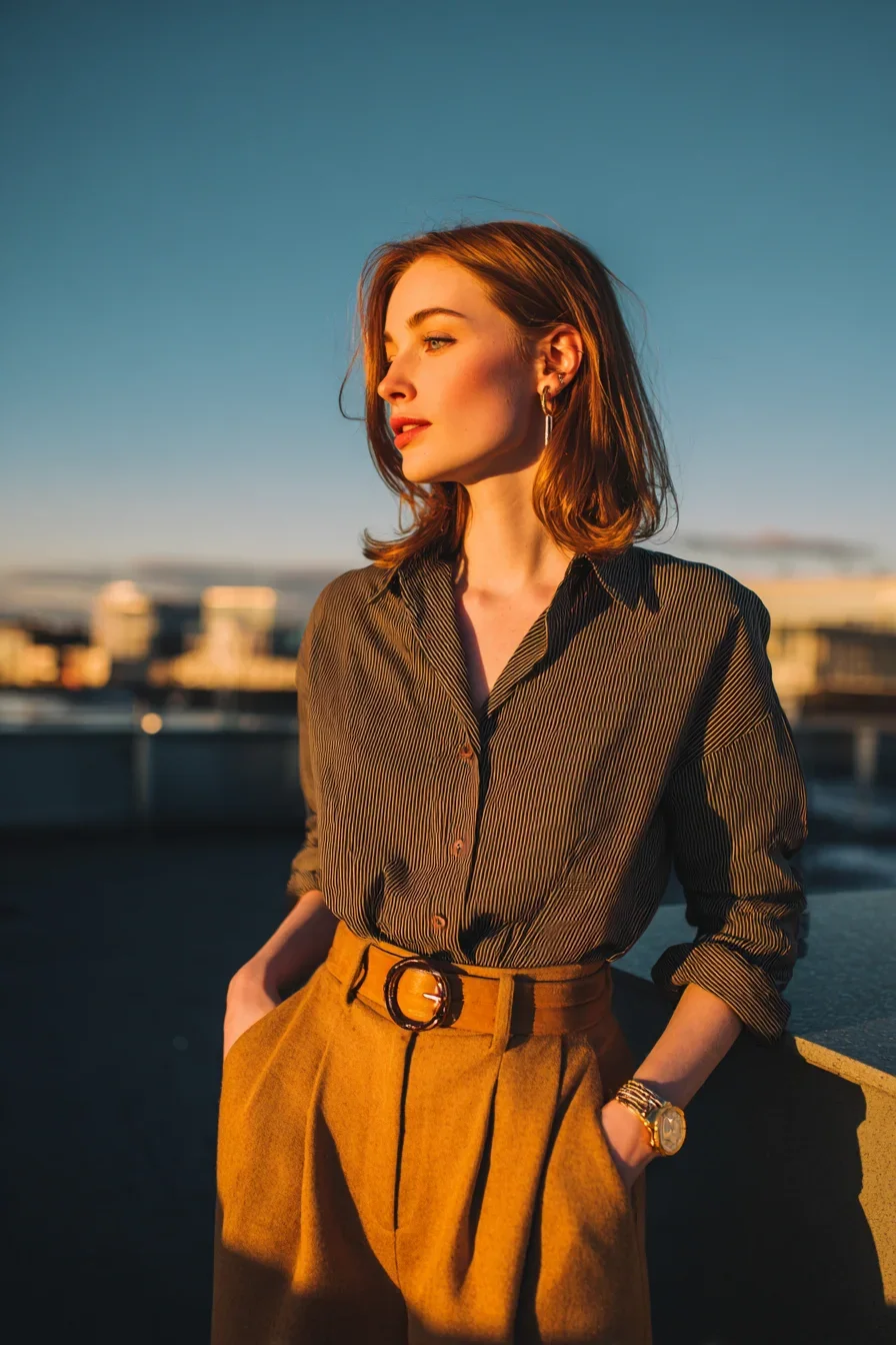 Golden Hour on the Rooftop