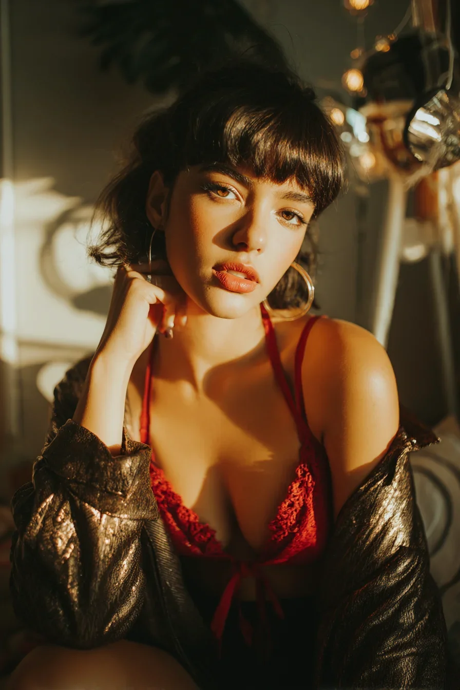 Golden Hour, Red Lace