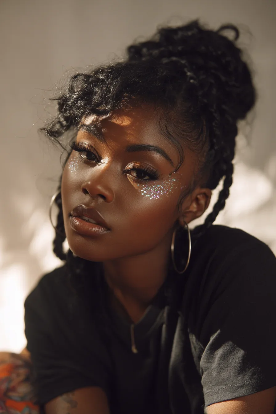 Golden Light and Scattered Stars