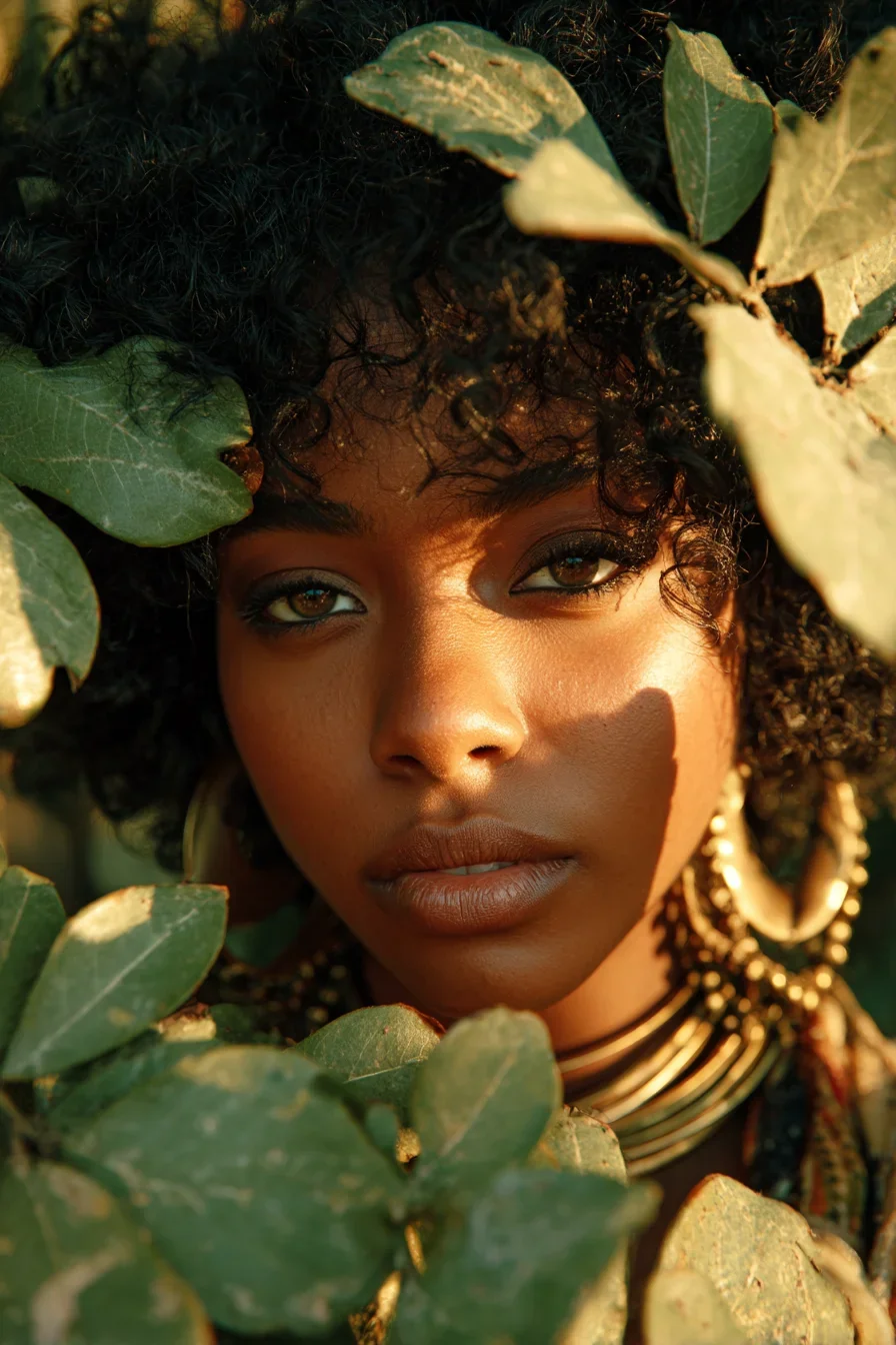 Golden Light Through the Leaves