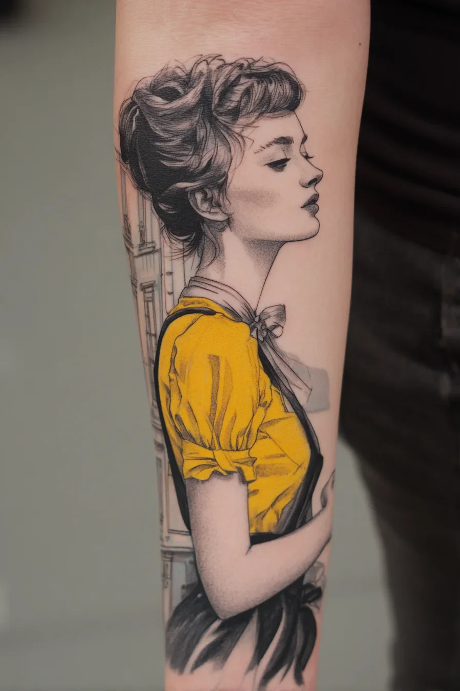 Golden Moment in Black and Grey