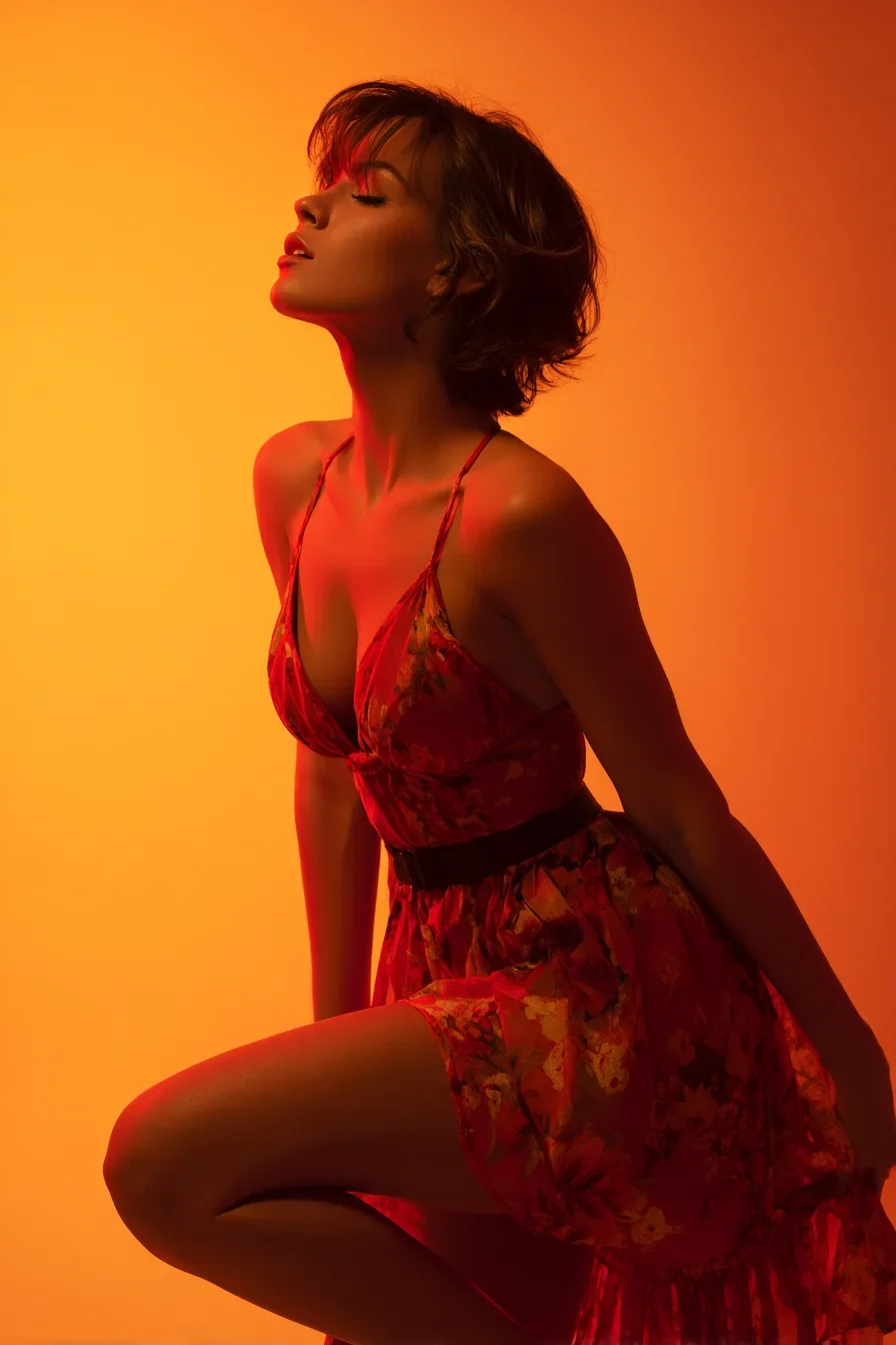 Heat and stillness in red