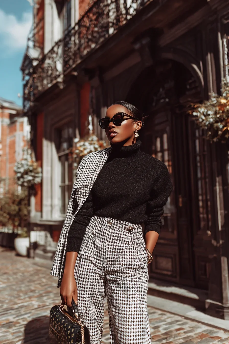 Houndstooth and cobblestones