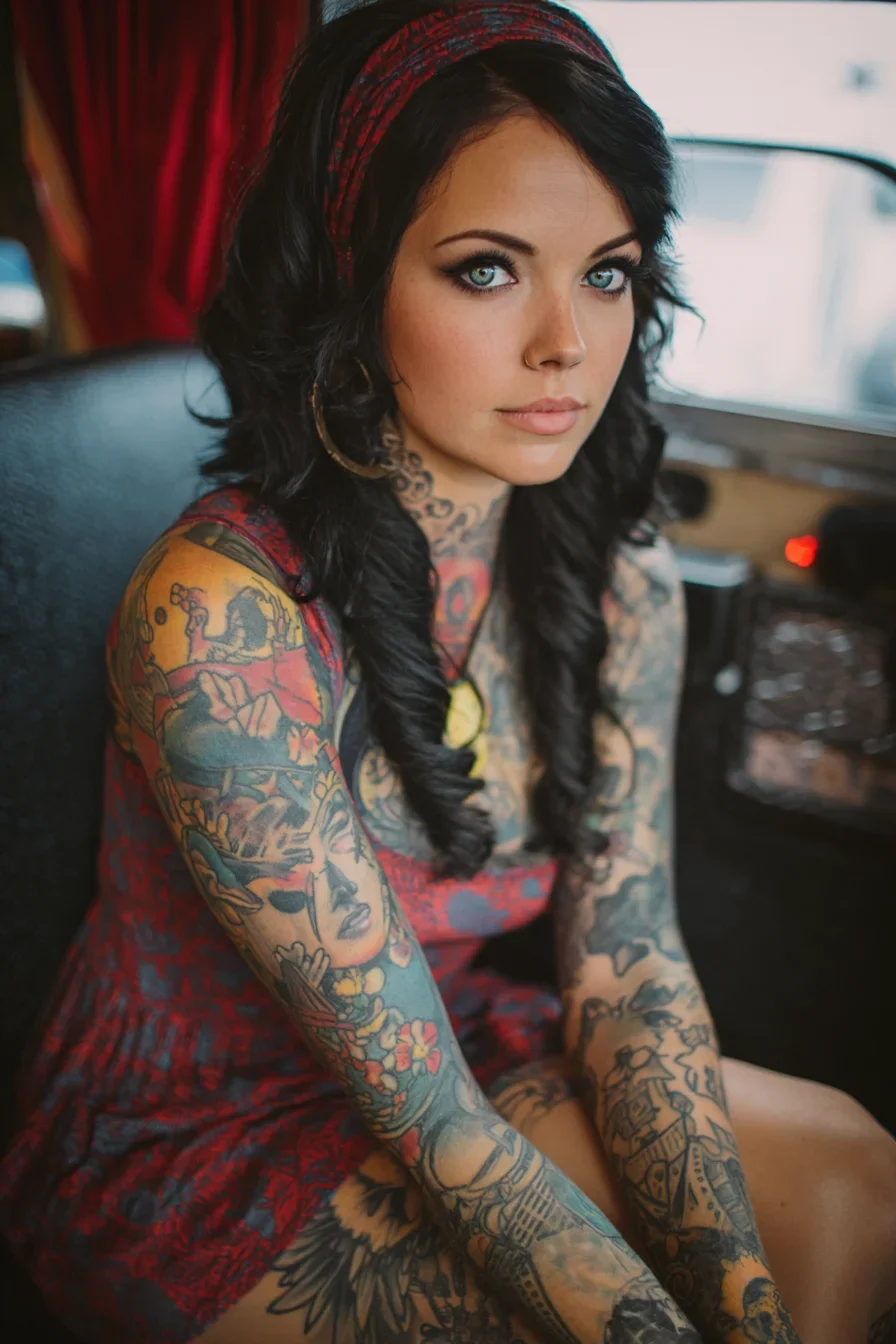 Ink and Attitude in the Backseat