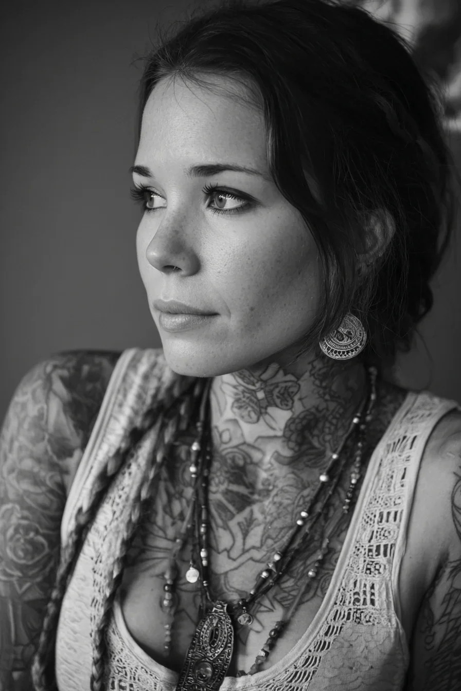 Ink and Silver in Black and White
