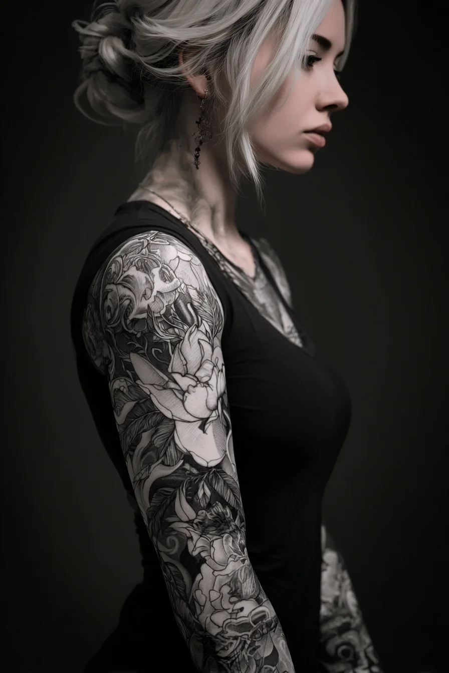 Ink and Silver in Shadow