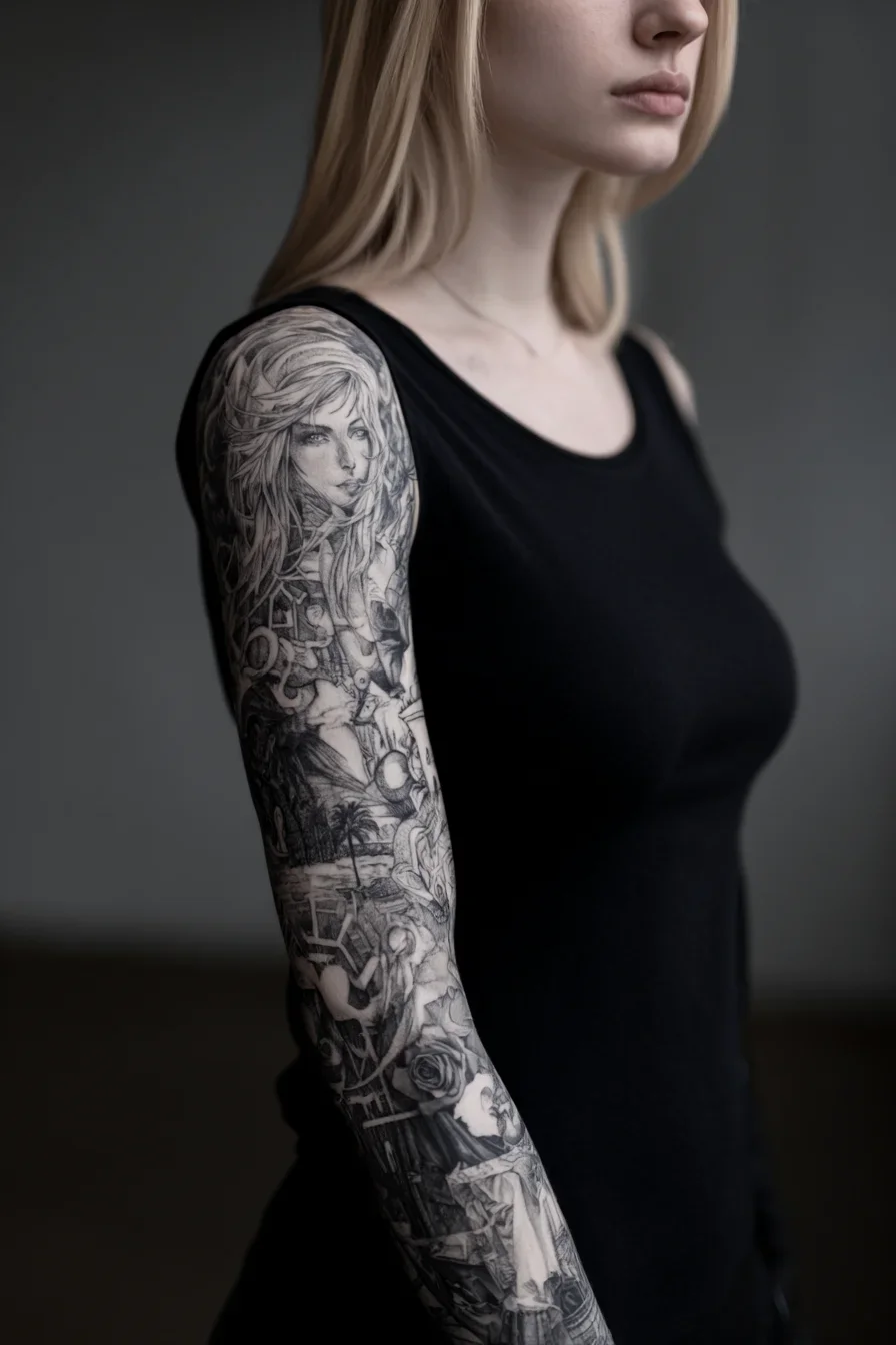 Ink From Shoulder to Wrist