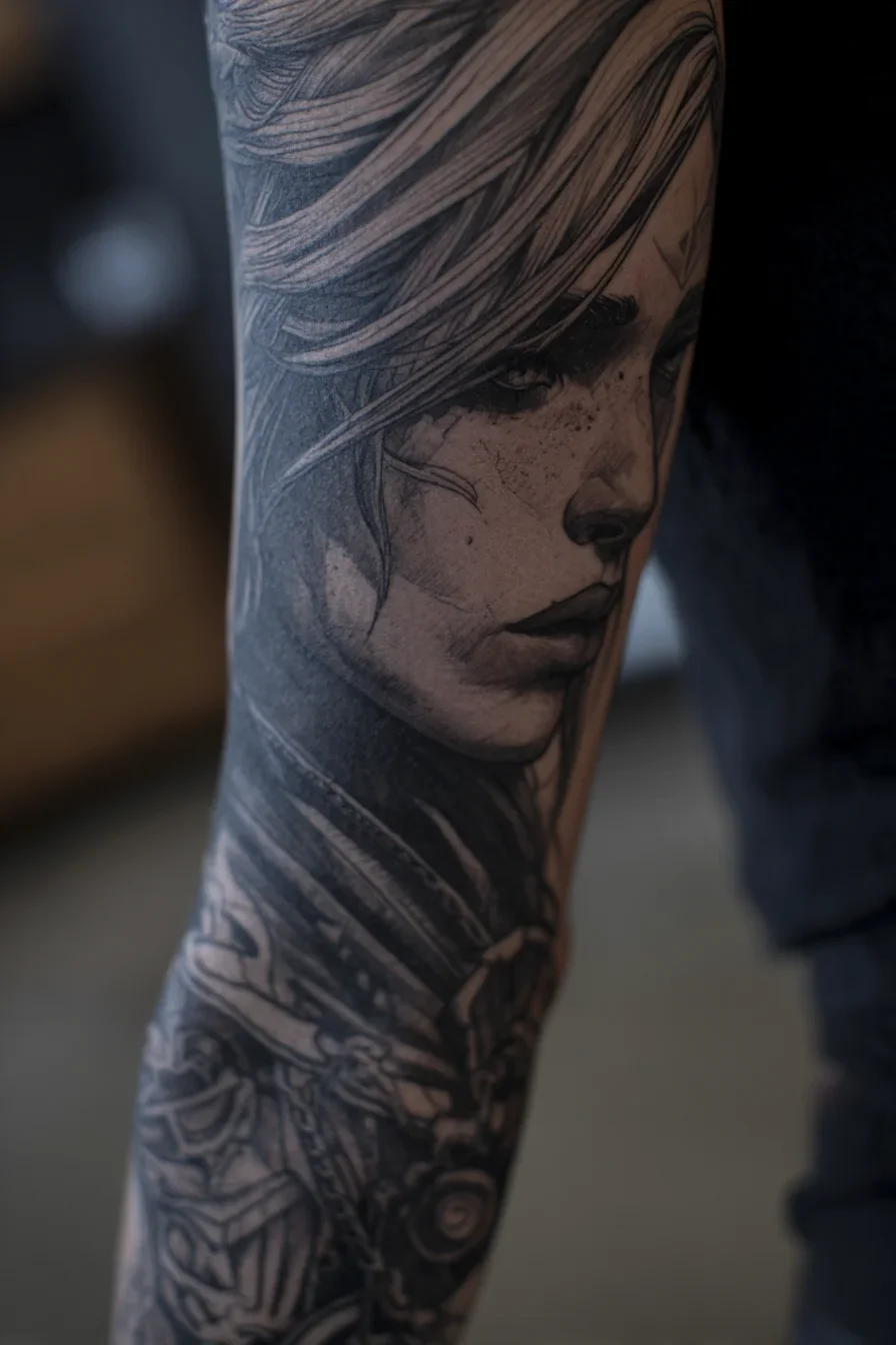 Ink in Black and Grey