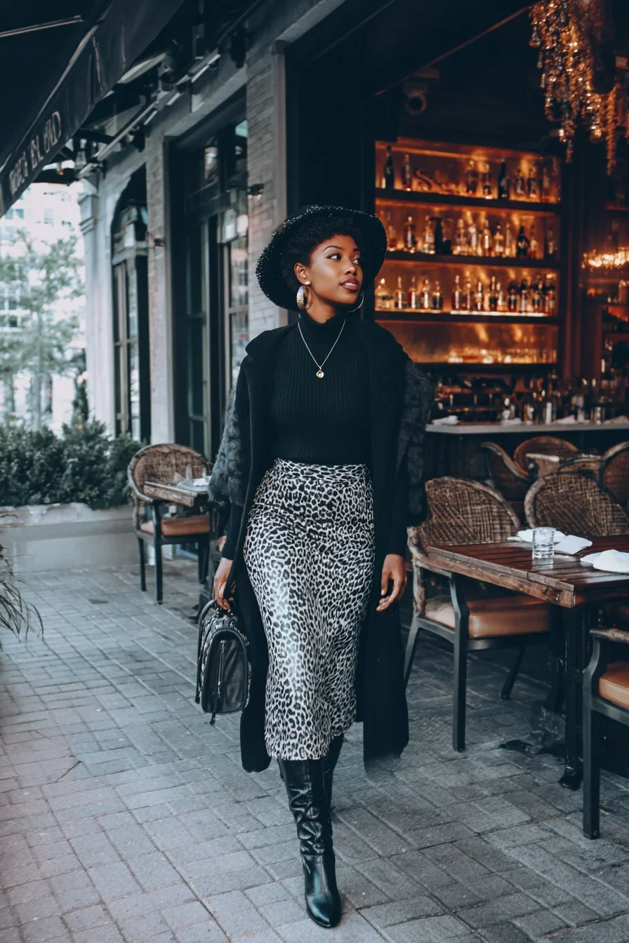 Leopard Print and All Black Everything