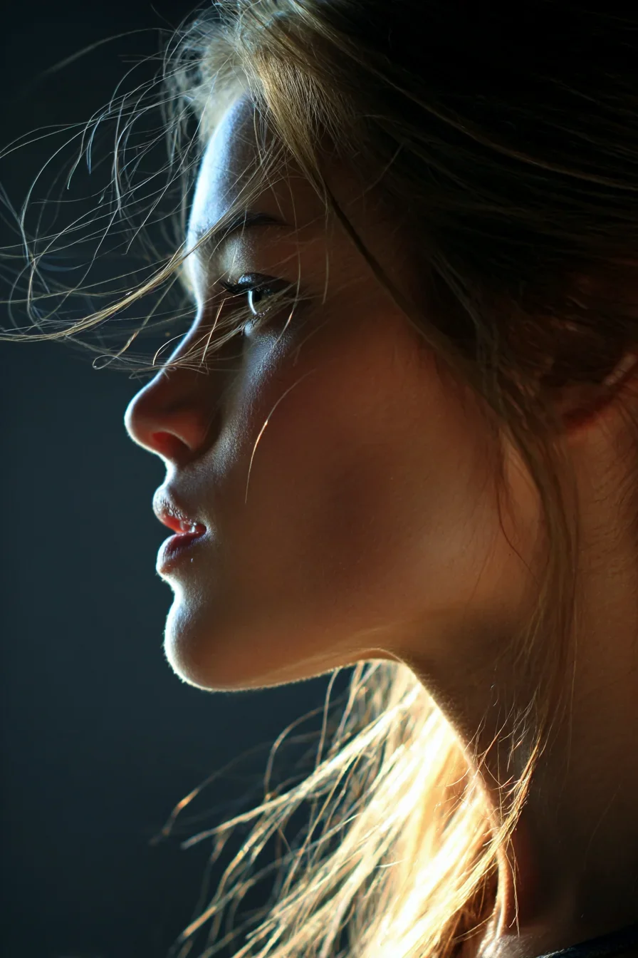 Light Caught in Profile