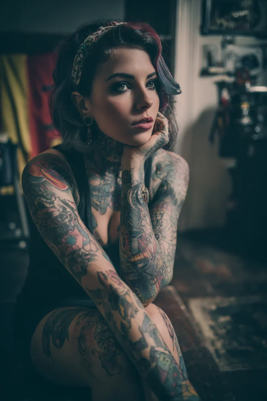 Living Canvas in Moody Light