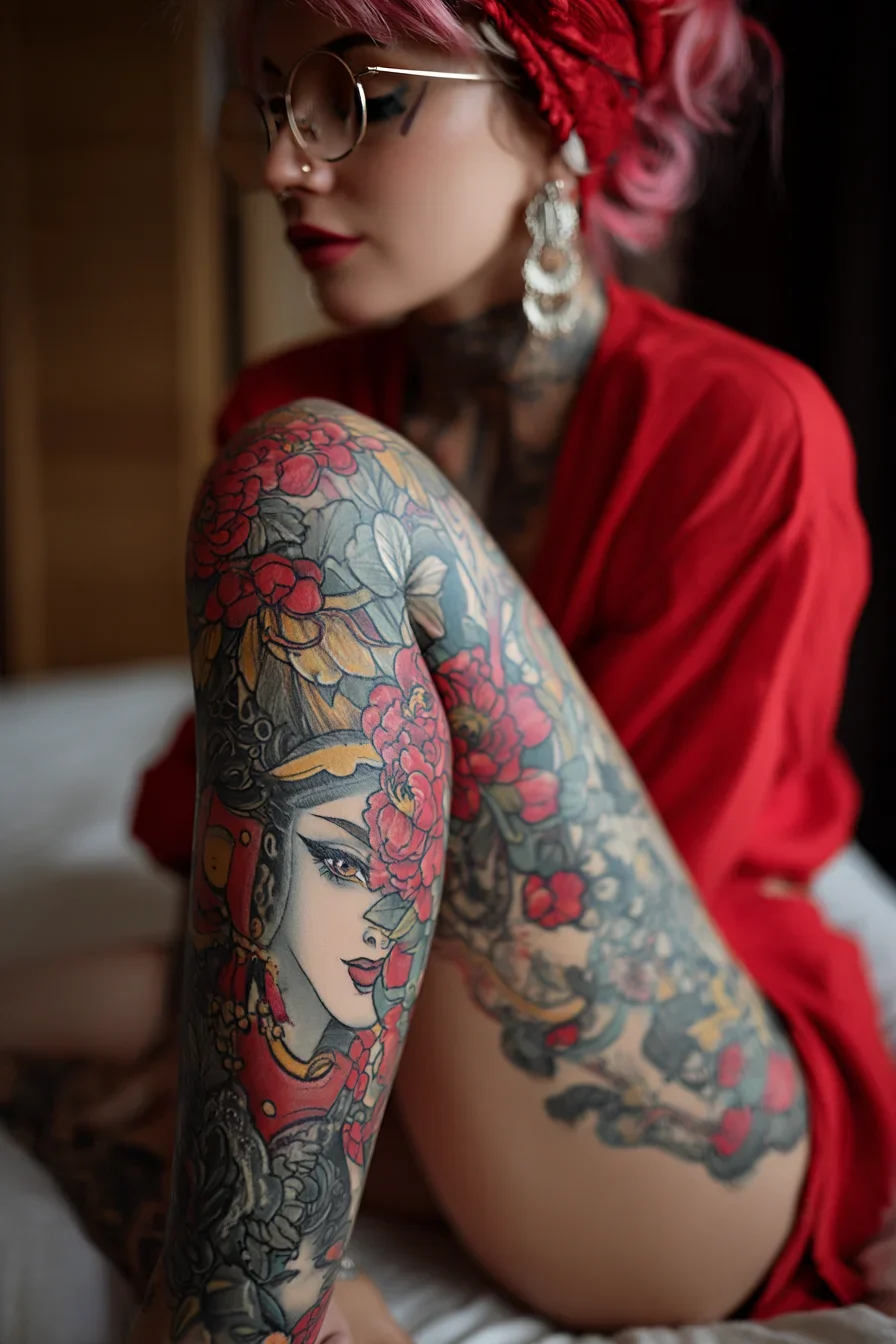 Living Canvas in Red
