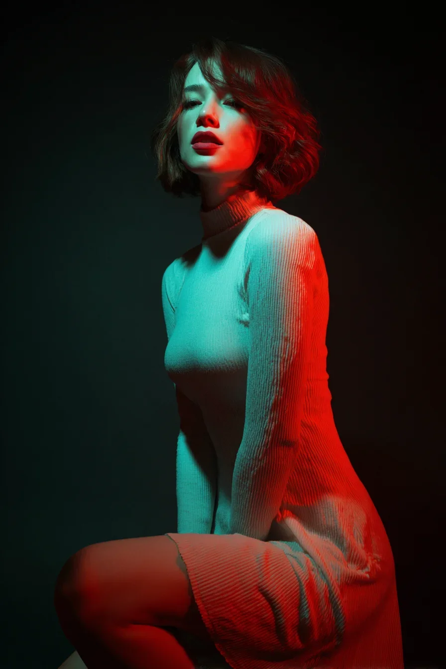 Neon Light and Shadow