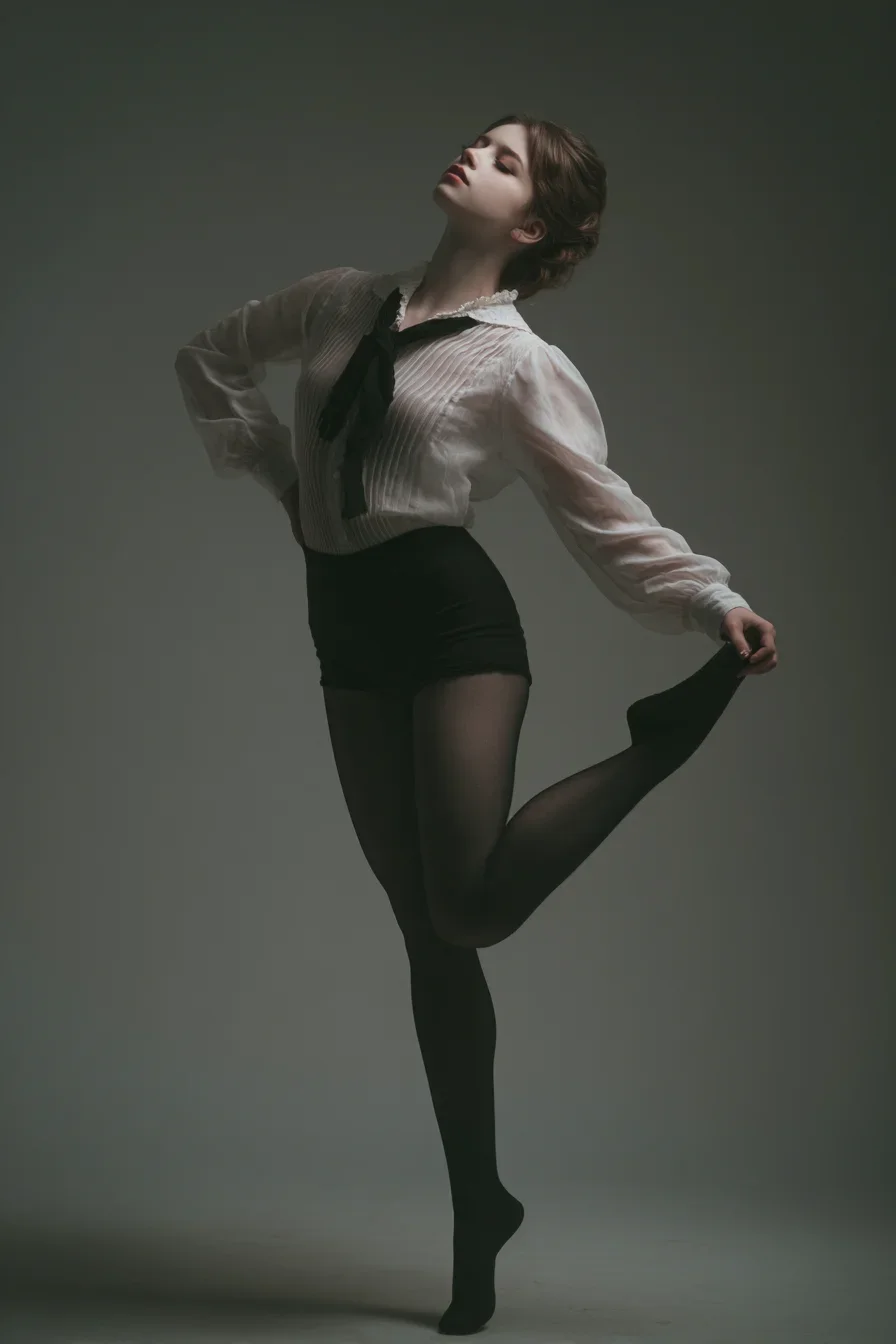 Poise in Black and White