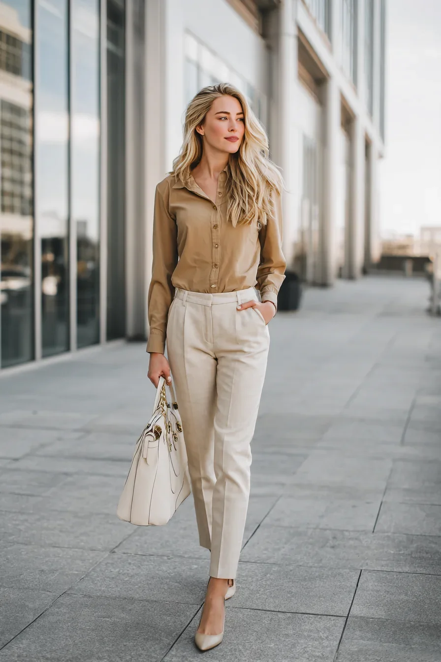 Polished Neutrals for the Office