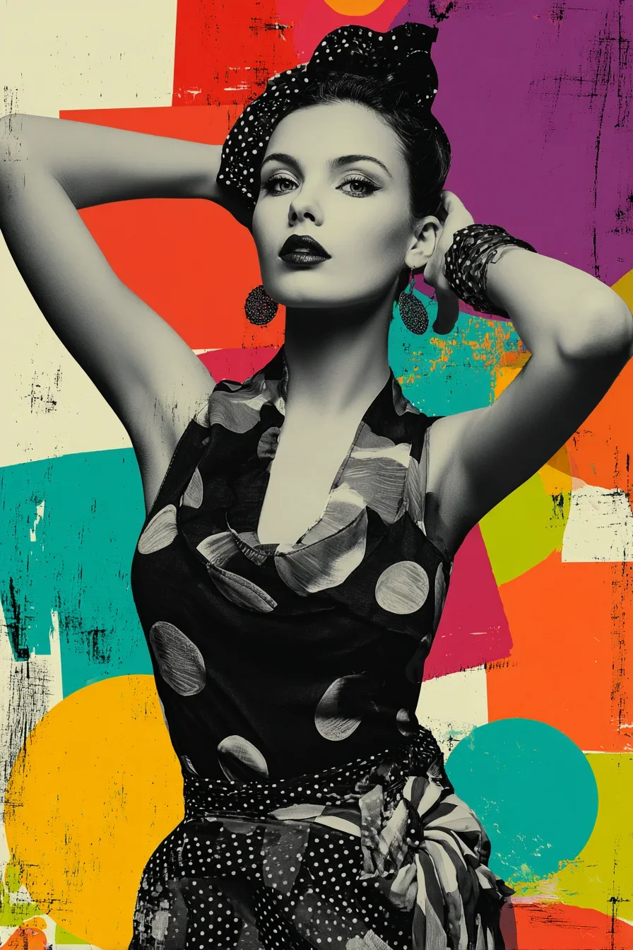 Polka Dots and Pop Art Energy