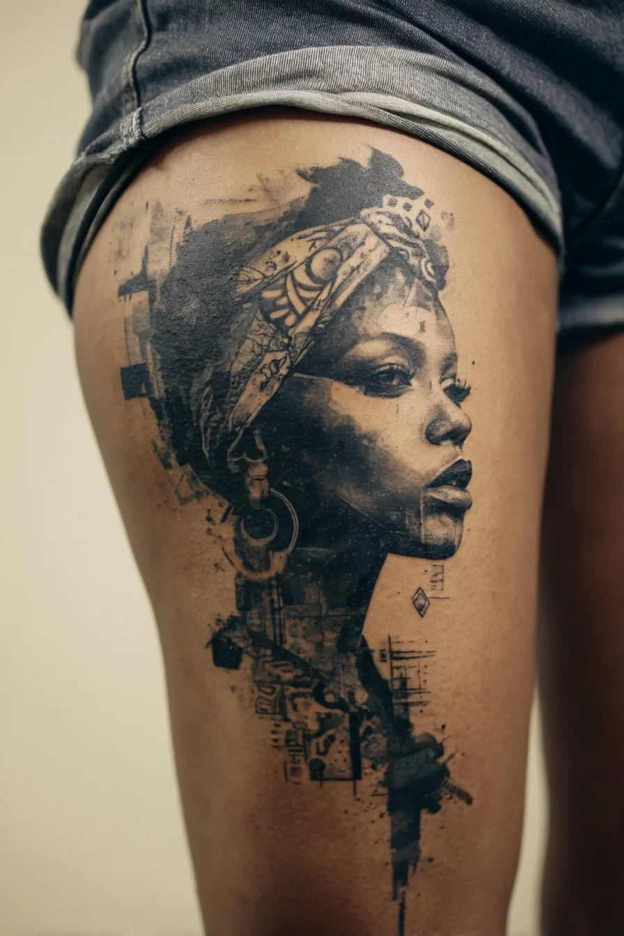 Portrait Tattoo Worn Like a Story