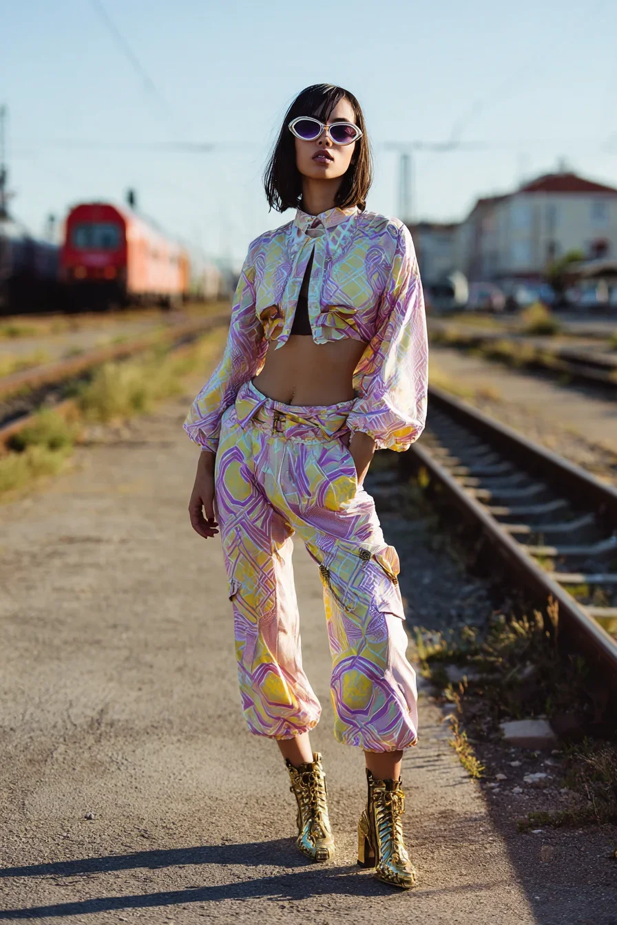 Psychedelic Prints at the Rail Yard