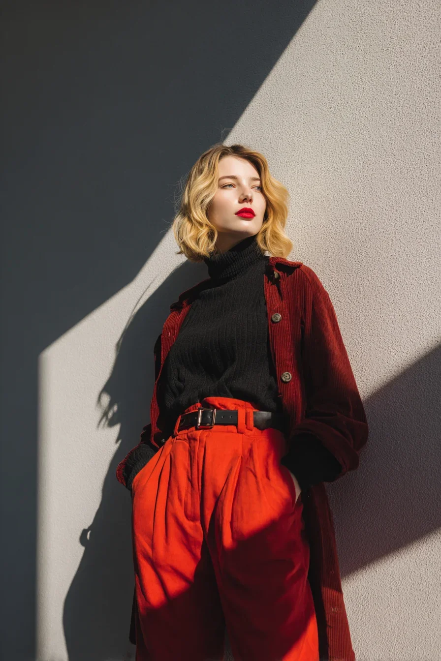 Red Tones in Sharp Sunlight