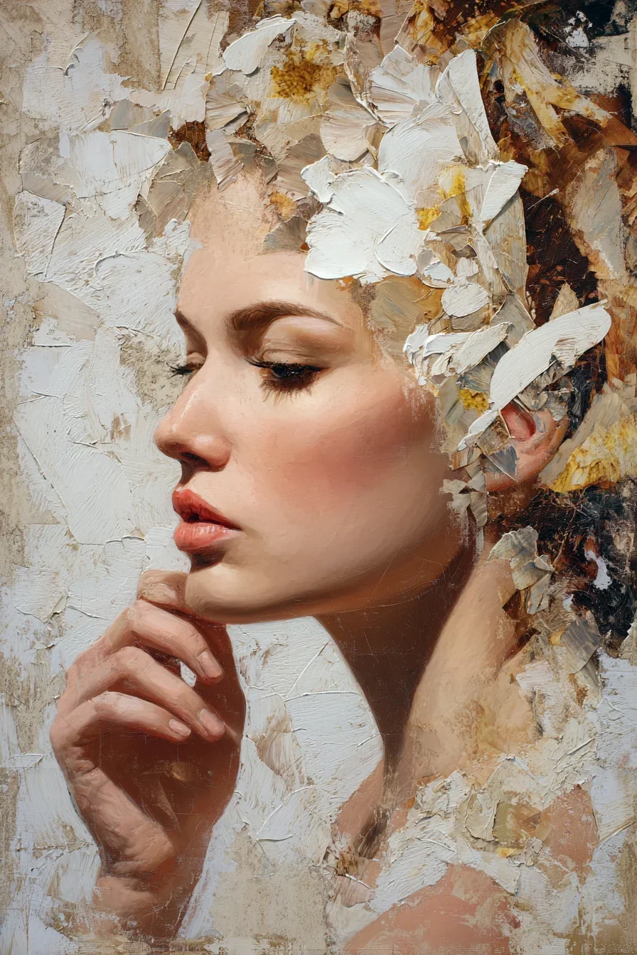 Reverie in White and Gold