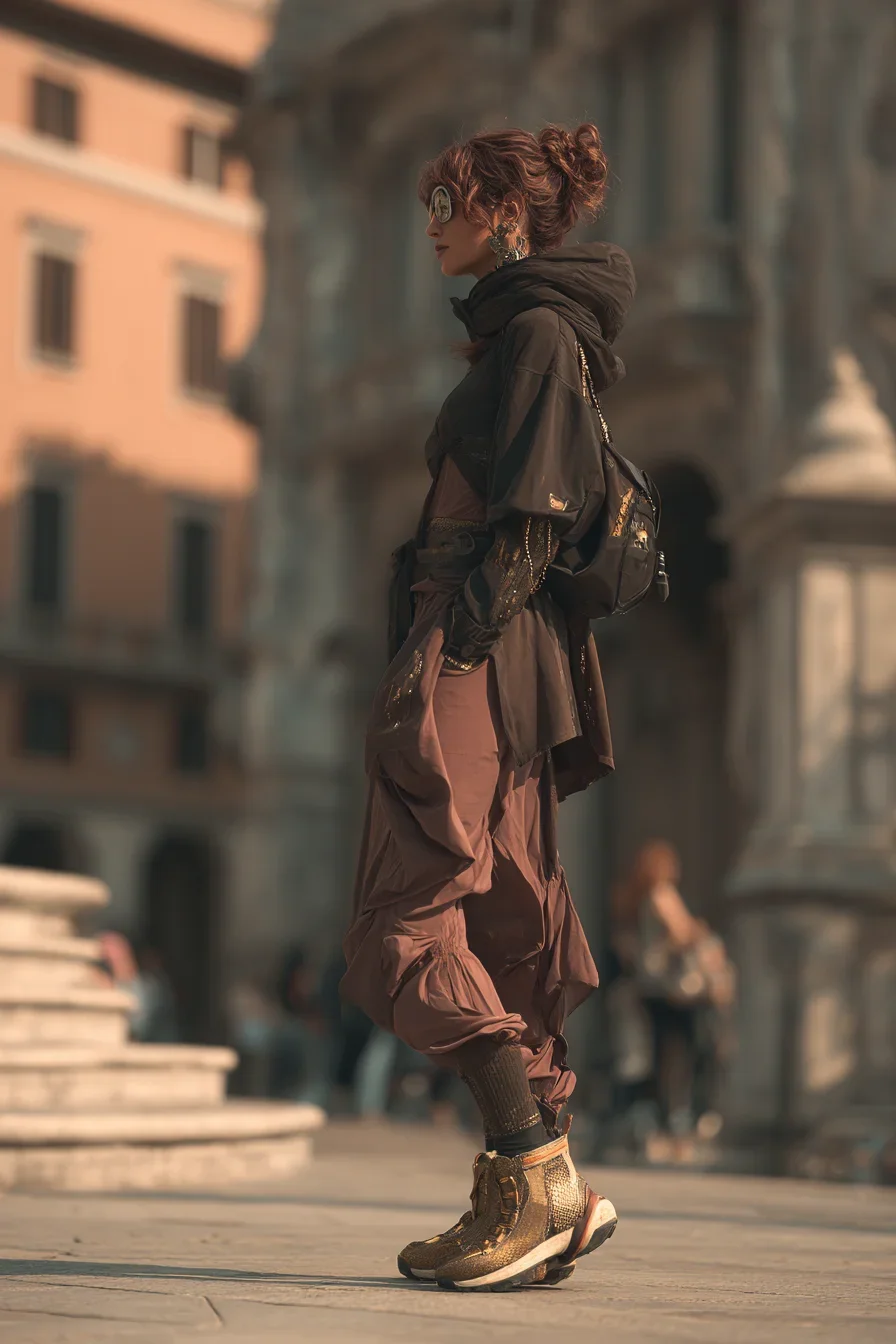 Roman Piazza Street Style Moment