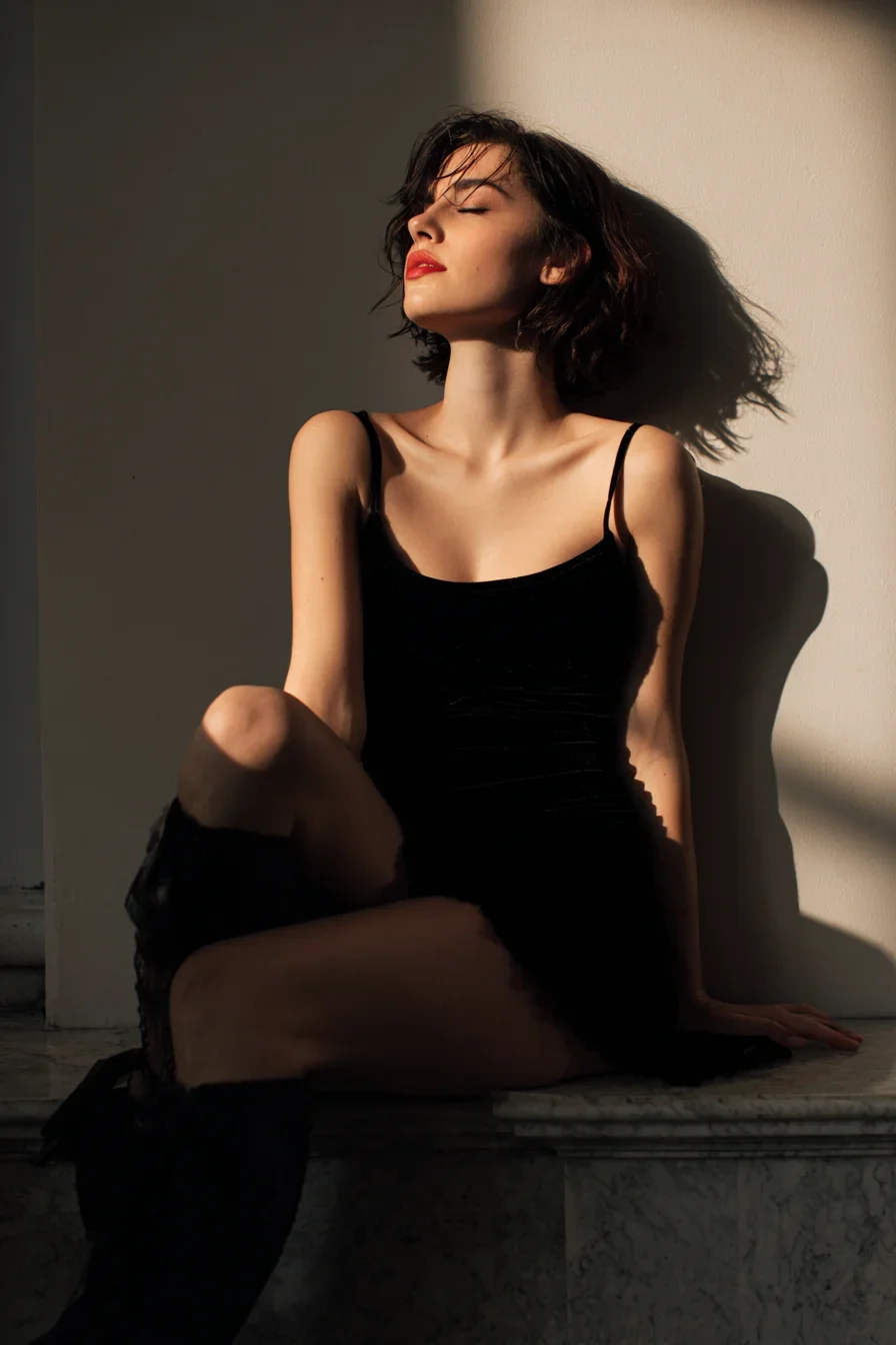 Shadow and Light in Black
