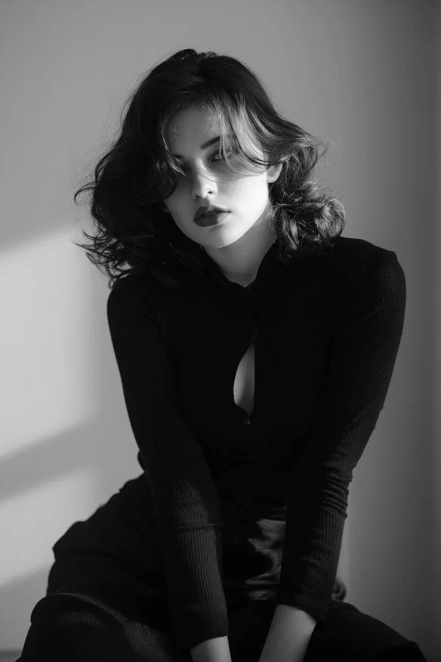 Shadow and Stillness in Black