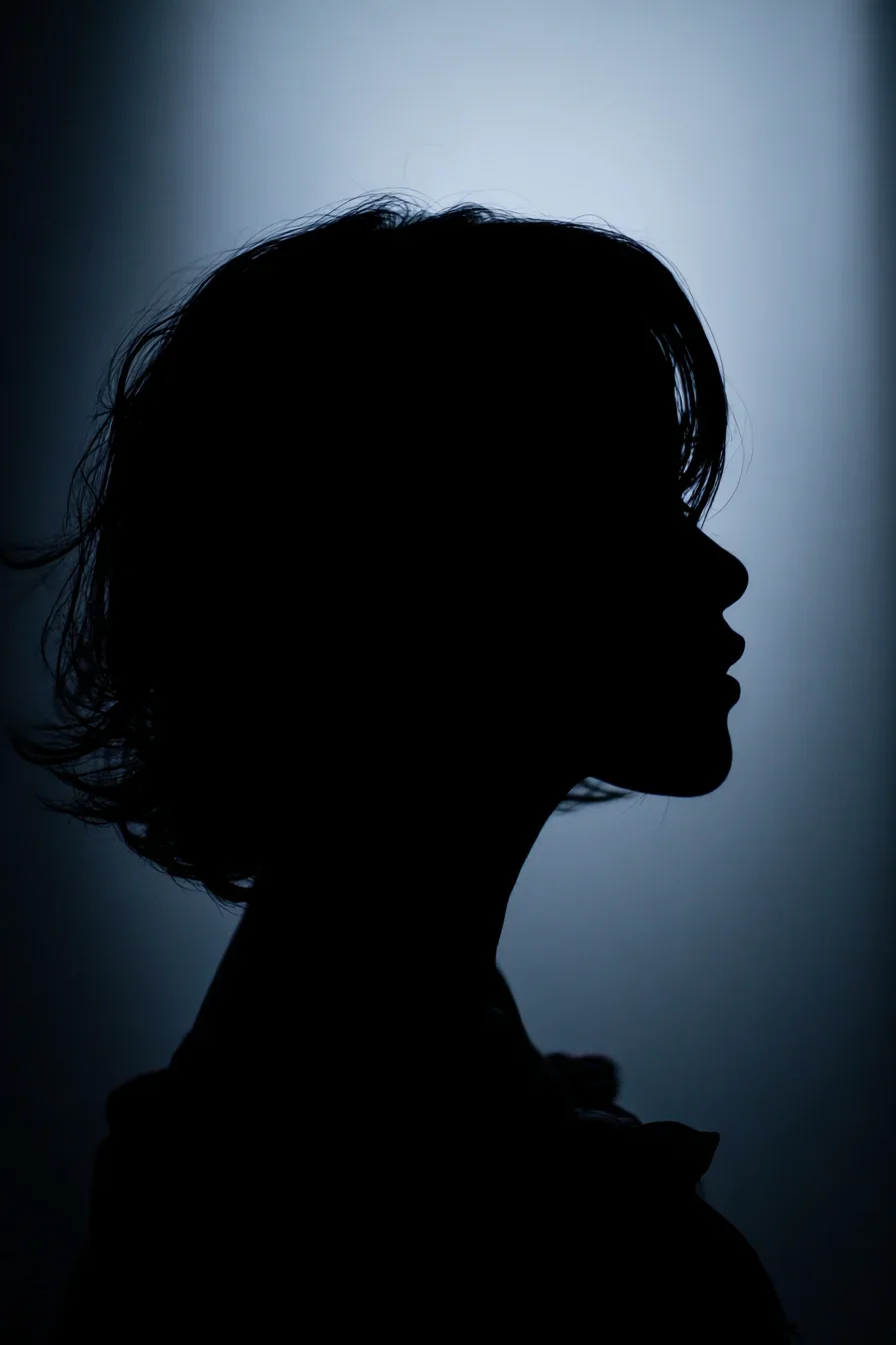 Shadow in Blue Light