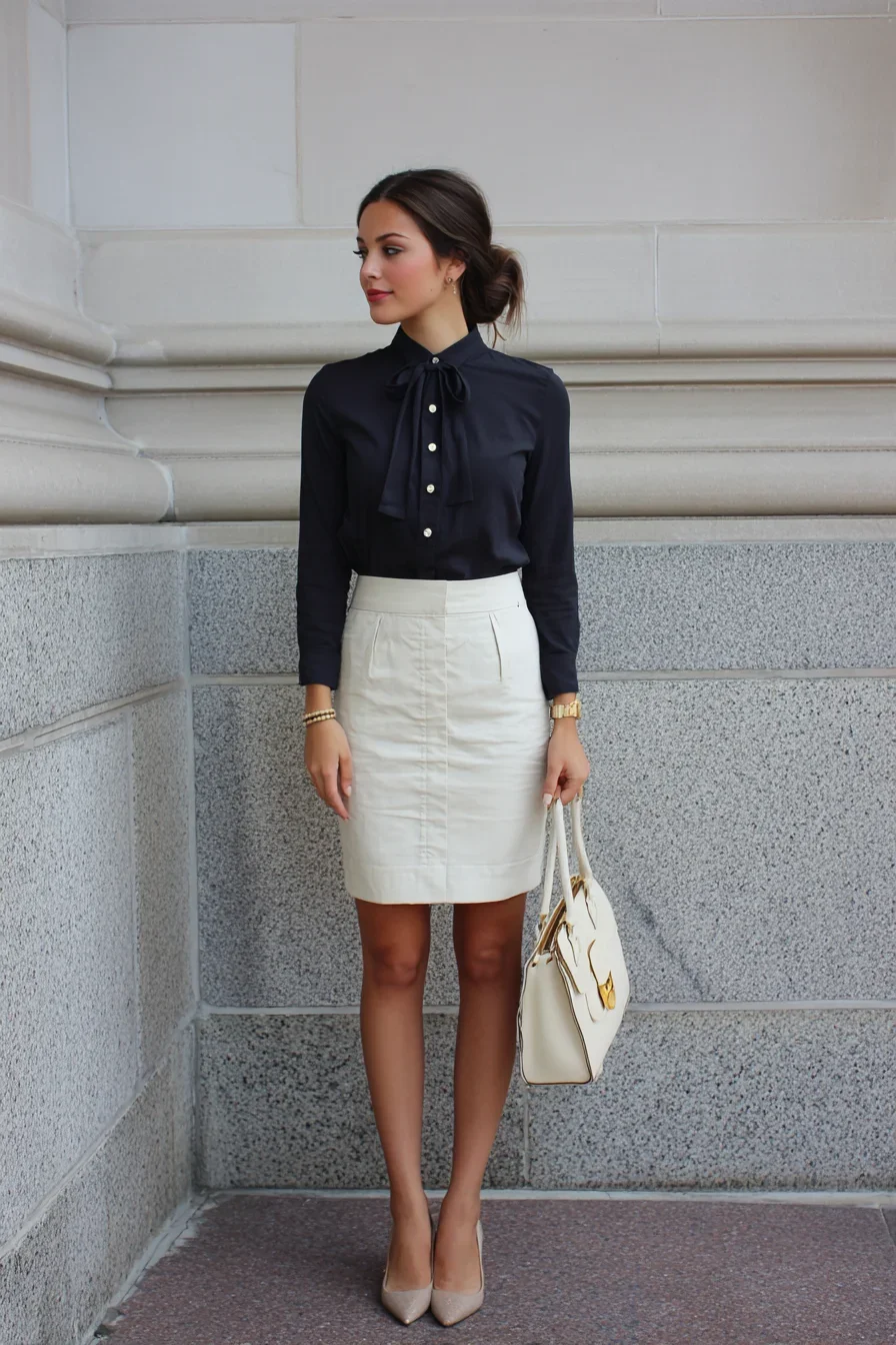 Sharp Contrast in Black and Ivory