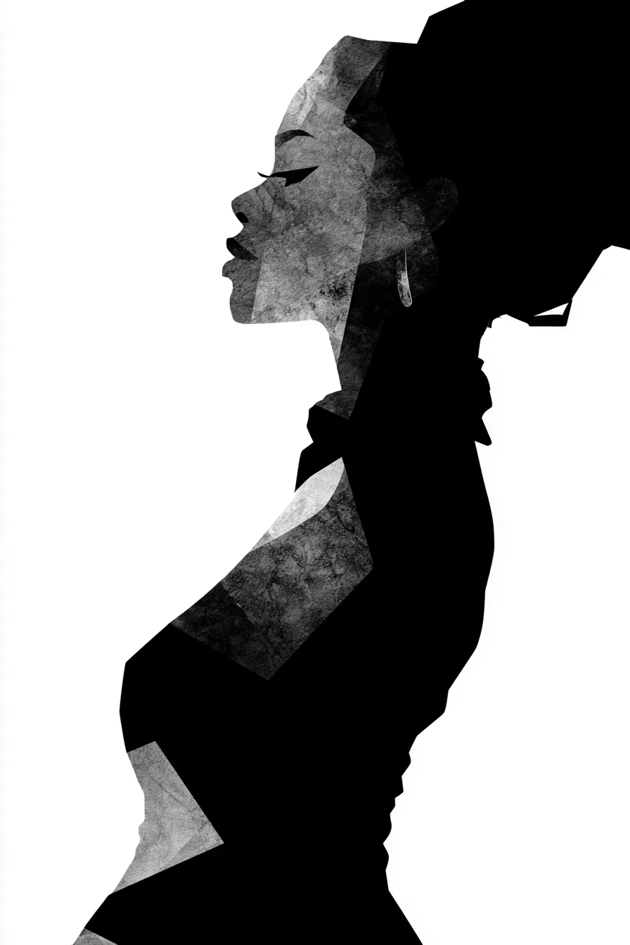Silhouette in Fractured Light