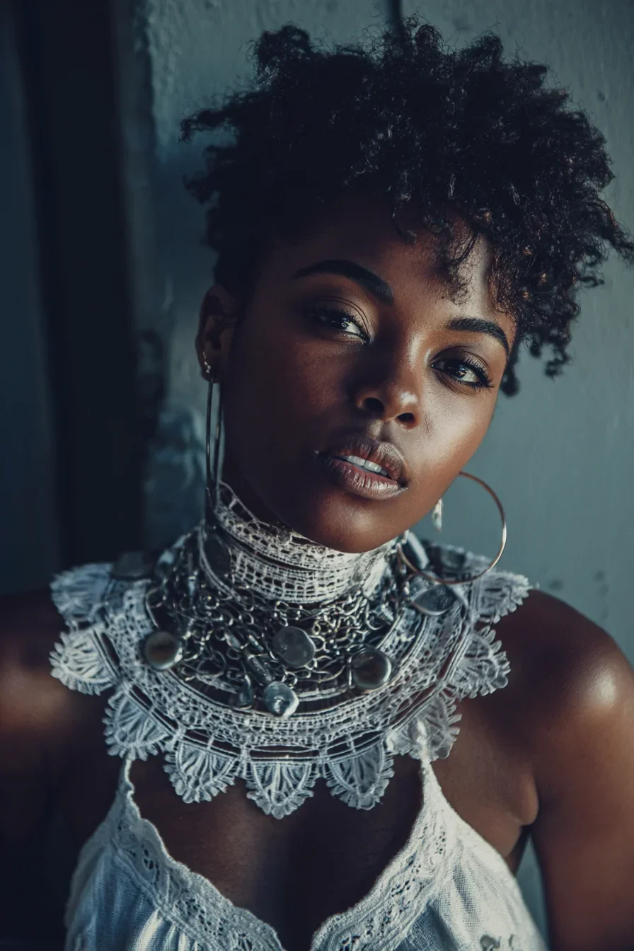 Silver and Lace in Moody Light