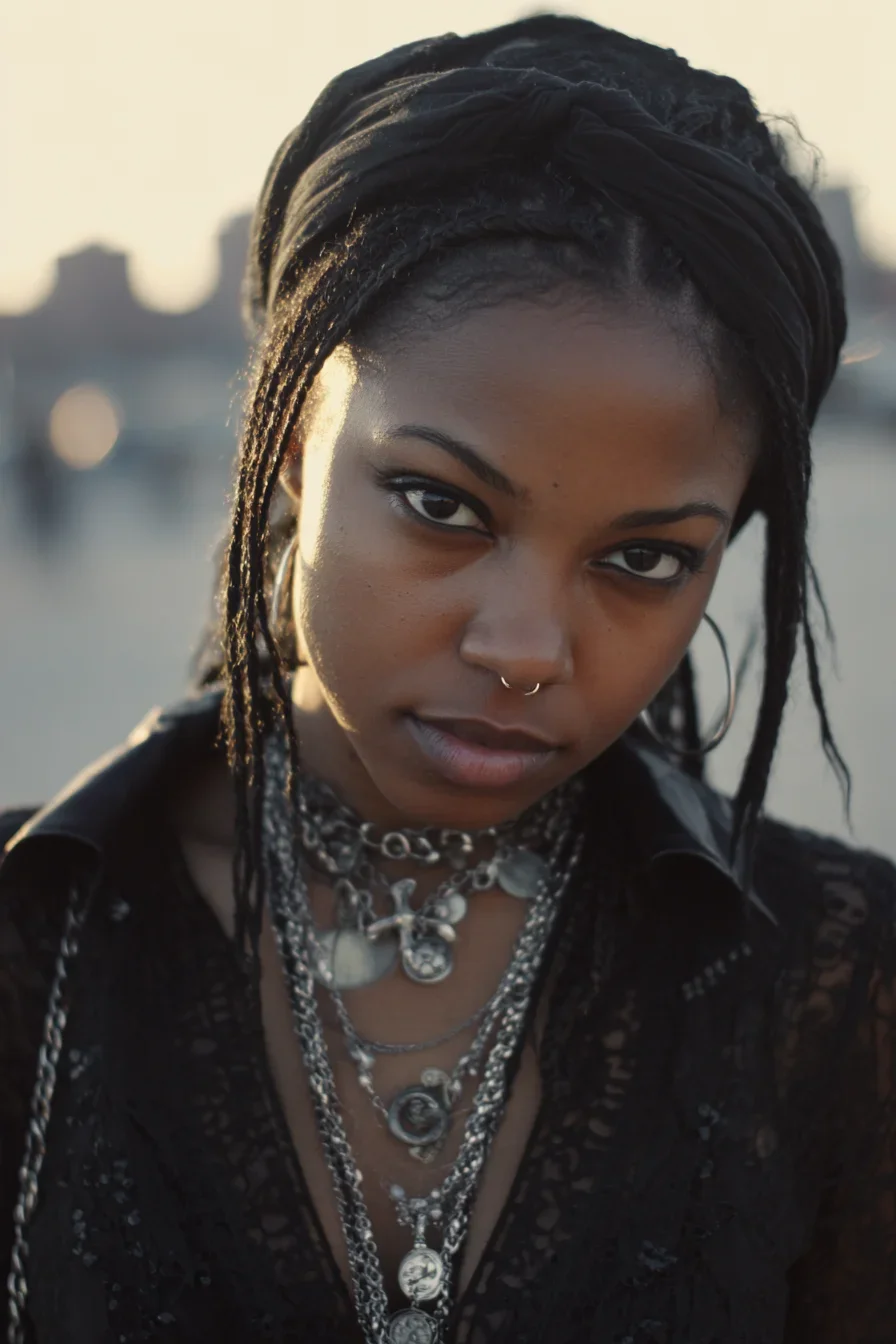 Silver Chains at Golden Hour