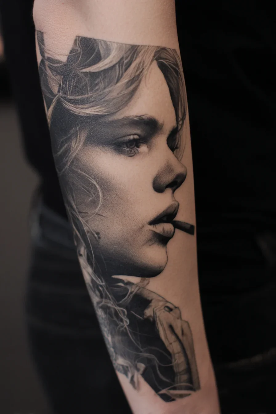 Smoke and Shadow on Skin