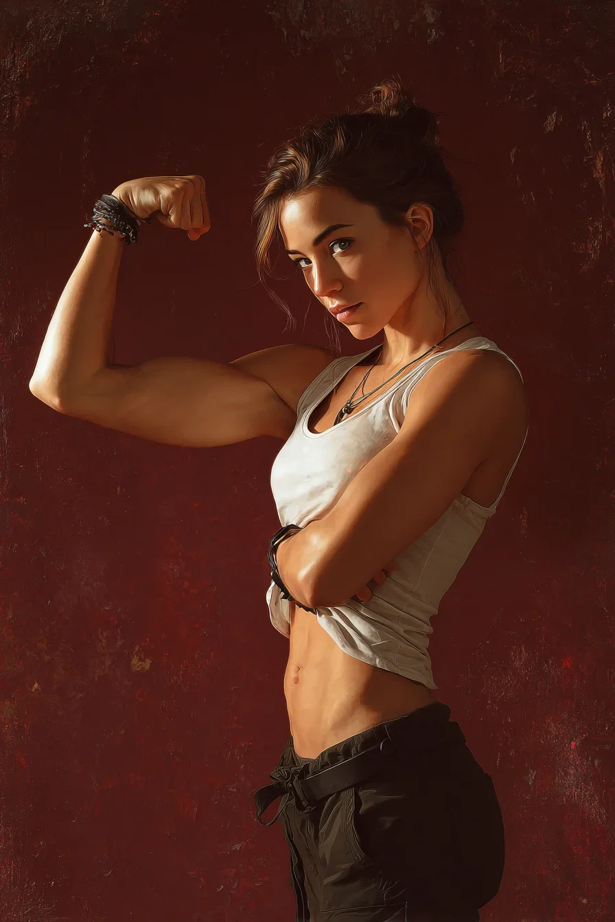 Strength Rendered in Oil