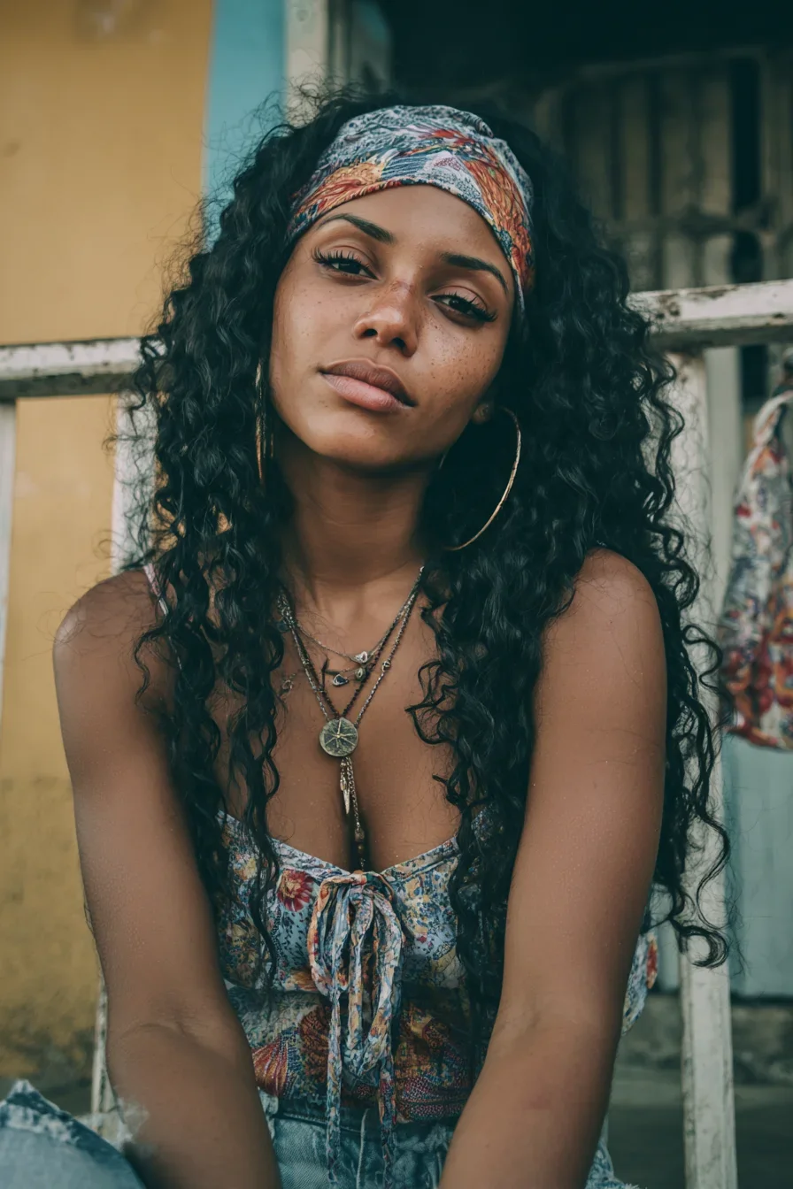 Sun-Worn Beauty on the Street