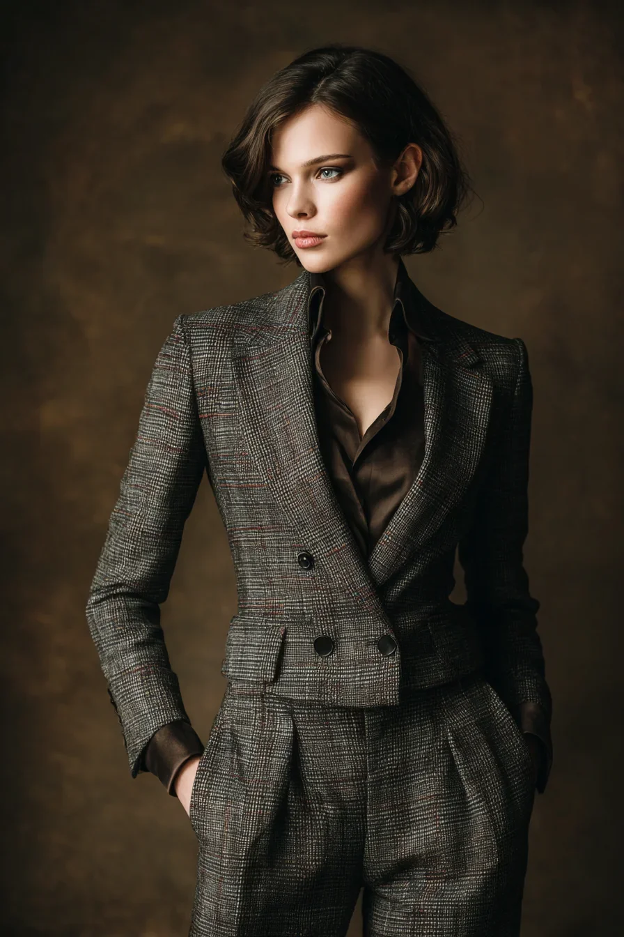 Tailored Tweed with a Silk Edge