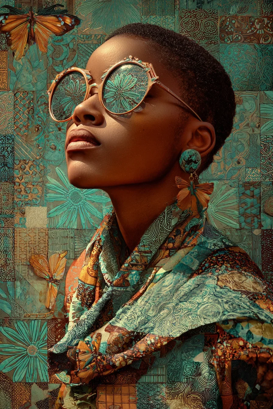 Teal Dreams and Ornate Frames