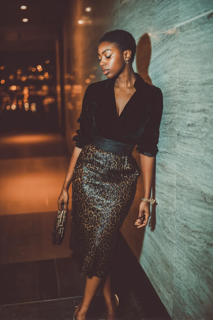 Velvet and Leopard After Dark