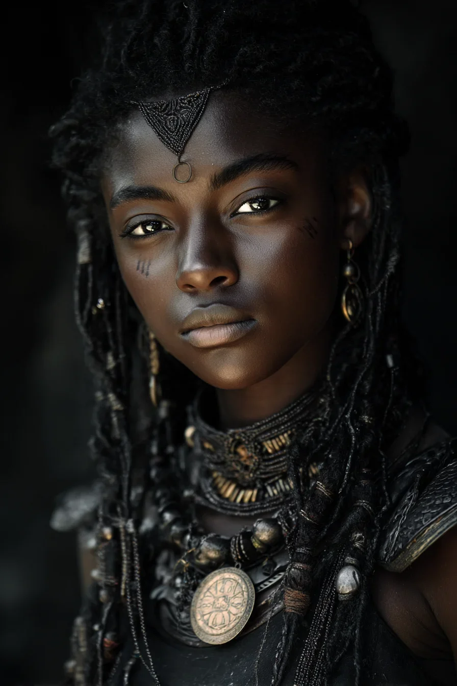 Warrior Spirit in Gold and Black