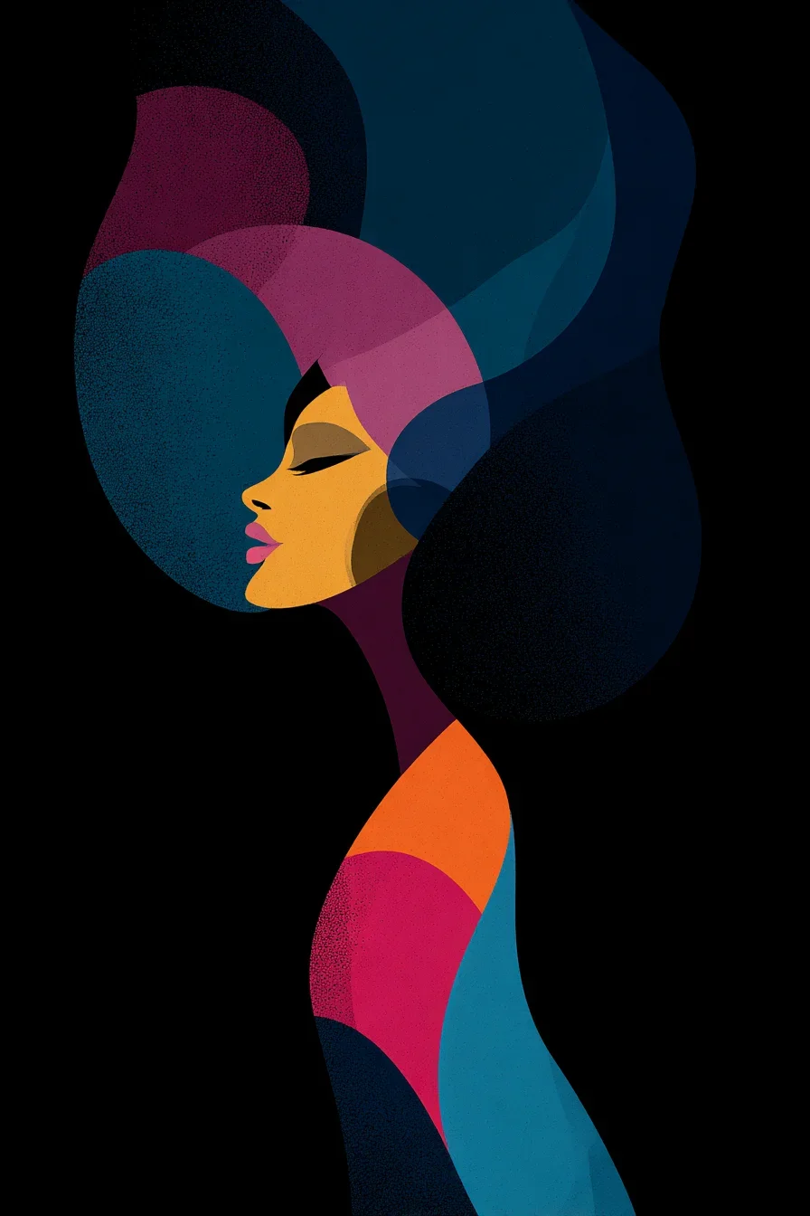 Waves of Color in the Dark