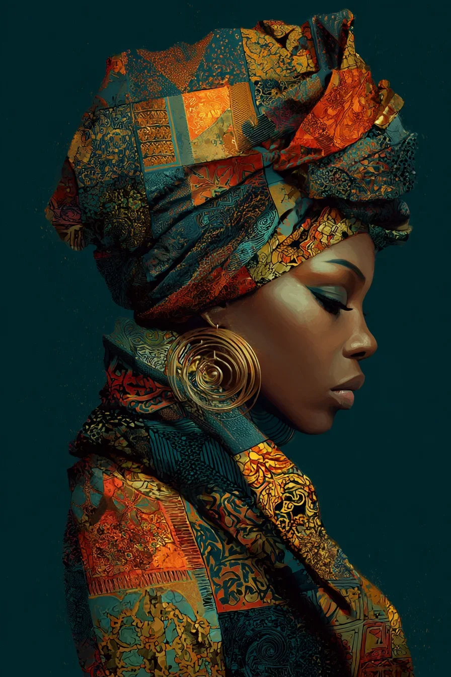 Wrapped in Pattern and Gold