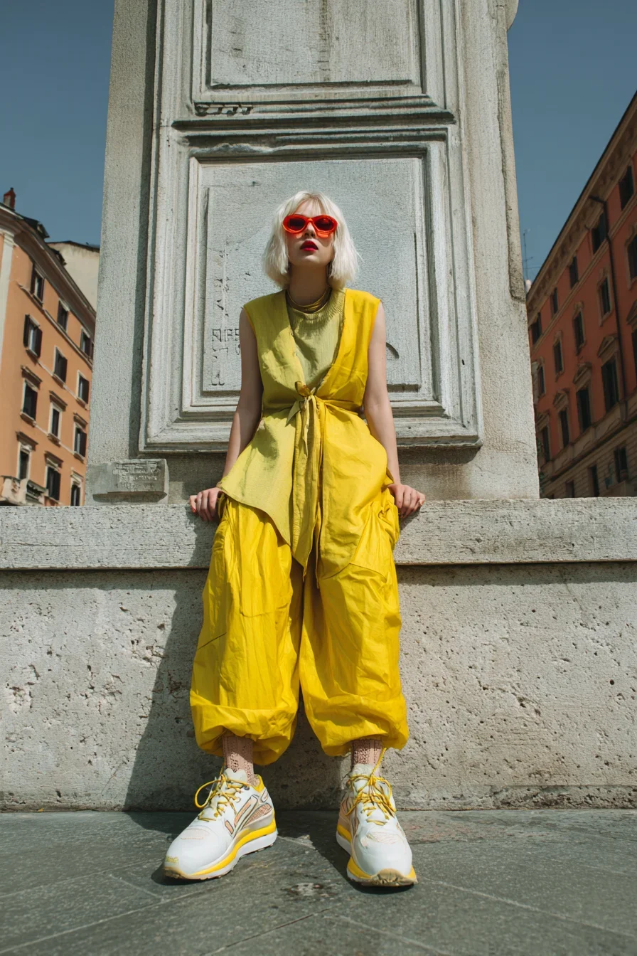 Yellow Drape, Roman Afternoon